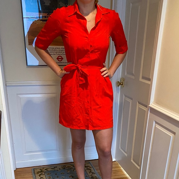 Nwot Diane Von Furstenberg 0 Silk Dress 